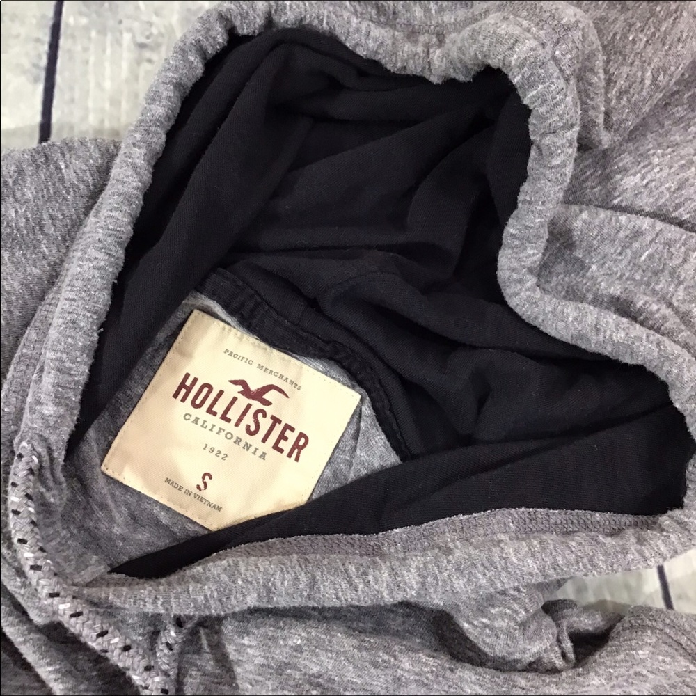 Hollister Pullover Drawstring Hoodie S - Picture 11 of 14